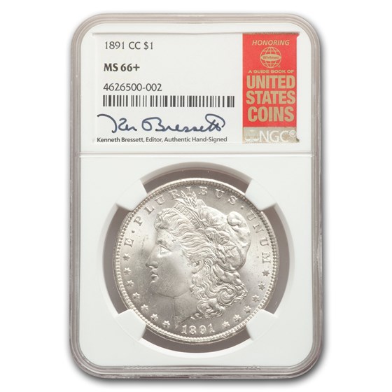 1891-CC Morgan Dollar MS-66+ NGC 1891-CC Morgan Dollar MS-66+ NGC